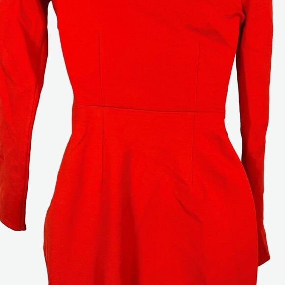 Bar III 3 Womens Asymmetrical Ponte Knit Long Sleeve Bodycon Stretch Dress XS - Picture 13 of 16